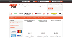 Desktop Screenshot of megalonsport.com